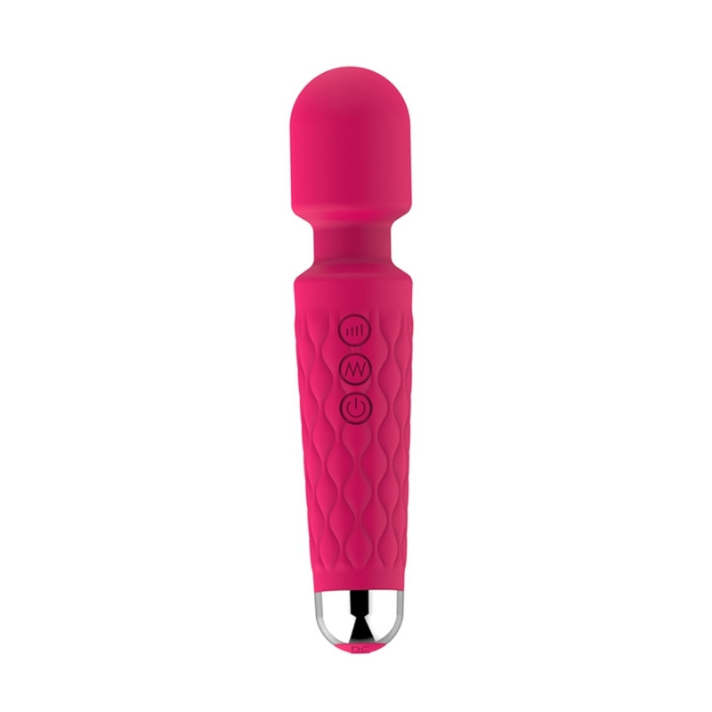 Generique Wand Av Stim 20cm - Tête 42mm Rose